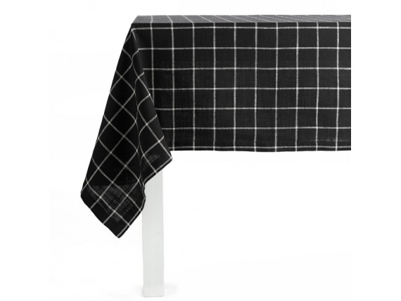 ⇒ Nappe de Table noire 137 x 274 cm - Nappe Rectangulaire